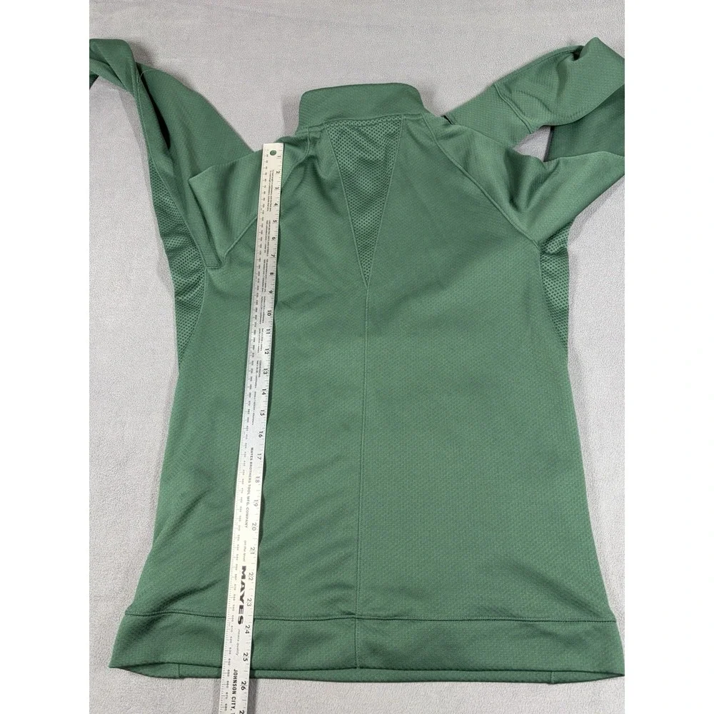 Nike Oregon Ducks Quarter Zip Shirt Youth Large L Green Pull Over Kids Gym Schoo